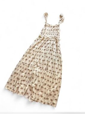 Rylee + Cru | Dresses | Rylee Cru Abbie Tiered Maxi Dress Womens Xs In Gold  | Poshmark